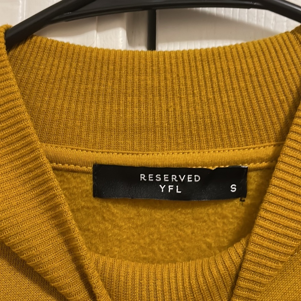 Patchwork Mock Neck Sweatshirt - image 6